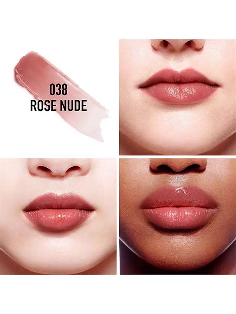 dior lip balm rose nude|dior lipglow.